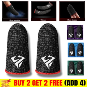 1 Pair PUBG Gaming Finger Gloves Mobile Screen Game Controller Sweatproof Sleeve - Picture 1 of 17