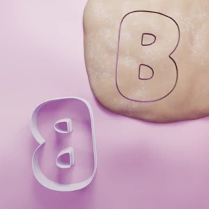 Letter B Cookie Cutter - Picture 1 of 4
