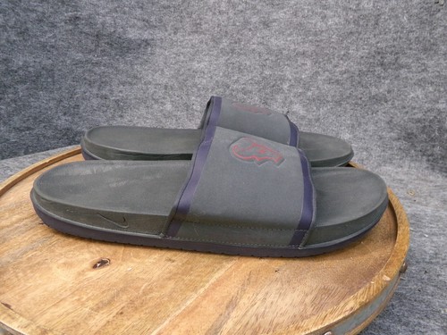 Sandali Nike Offcourt Houston Texans grigio navy slides DD0557 002 taglia 14 US