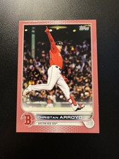 2022 Topps Mother's Day Pink #582 Christian Arroyo /50 Boston Red Sox
