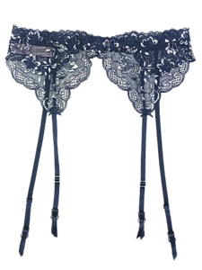 $45 VICTORIAS SECRET DREAM ANGELS FLORAL LACE ALLURE SHINE GARTER BELT XS/S M/L - Picture 1 of 1