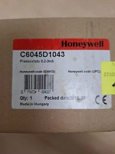 Honeywell Pressostato 0,2-3mb C6045D1043 - Bild 1 von 4