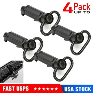 Tactical QD Sling Swivel Mount Rail Attachments 45 Degree Low Profile Picatinny - Picture 1 of 16