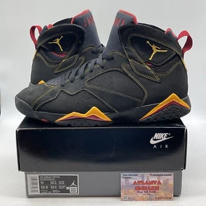 Size 11 - Jordan 7 Retro Citrus Black Orange Red Suede (CU9307-081) - Picture 1 of 8