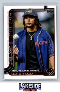 2025 Topps #FP-10 C.J. Stroud First Pitch - Picture 1 of 2