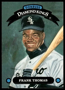 1992 Donruss #DK-8 Frank Thomas Diamond Kings Chicago White Sox NM+ - Picture 1 of 2