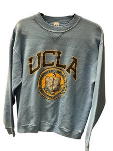 Vintage UCLA Crewneck Sweatshirt Russell Athletic Blue Gold Logo Size Small - Picture 1 of 11