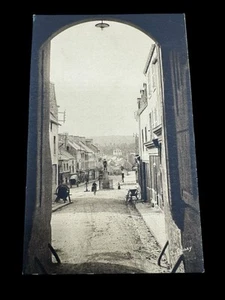 Antique Rue Anatole Hugo Montbard France Postcard Normandy General Lemarois - Picture 1 of 2