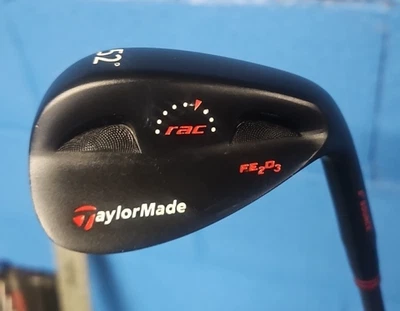 TAYLORMADE RAC FE2O3 BLACK NITRIDE 52 GAP WEDGE SPINE ALIGNED BLACK S300 - Image 1 of 4