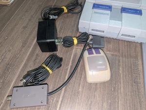 Consola Super Nintendo Paquete 2 Controladores Mario Pintura, Mouse, Mouse Pad, FUNCIONA - Imagen 1 de 10
