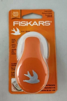 Fiskars Love Dove Small Lever Craft Paper Punch #174630 Bird ~ Peace FREE SHIP! - Image 1 of 4