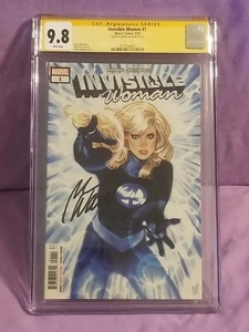 Invisible Woman #1 CGC Signature Series FIRMATA da Mark Waid 9,8 Nuovo di zecca/m - Hughes - Foto 1 di 3