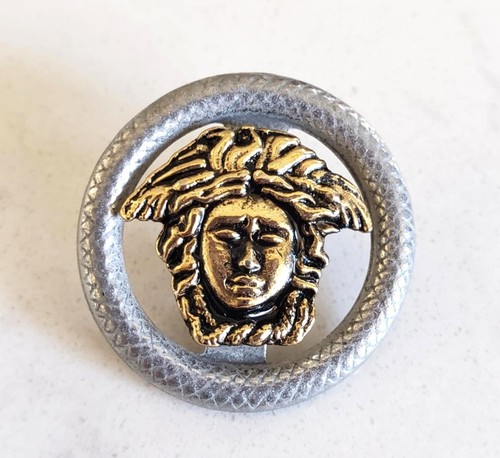 Vintage Versace Oro Medusa Viso Ricambio Bottone 1" cioè Cappotto Pantaloni Abito Camicia