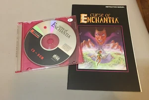 Curse of Enchantia PC CD-ROM 1992 Virgin Games con manual vendedor de EE. UU. envío gratuito - Imagen 1 de 5