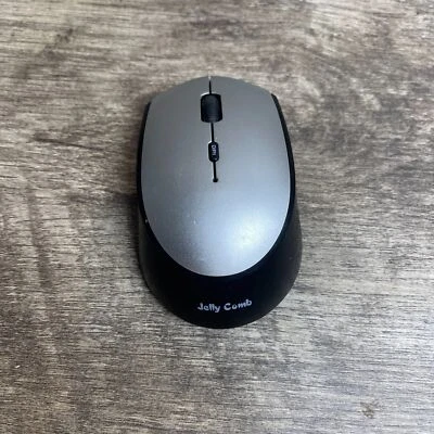 Jelly Comb WGSB-006 Silver Black Scroll Wheel 2.4G Wireless Type-C Optical Mouse - Image 1 of 4