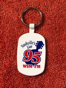Plastic Keychain - Nashville's Live 95  - WSM FM Radio 