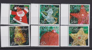 GIBRALTAR SG 1107-1112 MNH MINT STAMP SET 2004 CHRISTMAS TREE DECORATIONS - Picture 1 of 1