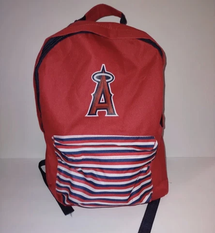 NWOT~Los Angeles/Anaheim Angels Backpack SanDiego Zoo Safari Park Red White Blue Cover