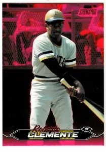 2024 Topps Stadium Club Baseball Rosa Parallelo Roberto Clemente #239 Pirates - Foto 1 di 1