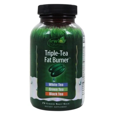 Irwin Naturals Triple-Tea Fat Burner, 75 Softgels - Image 1 of 3
