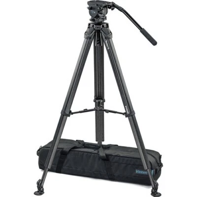 Vinten System Vision blue3 Head with Flowtech 75 Carbon Fiber Tripod VB3-FTMS - Image 1 of 4