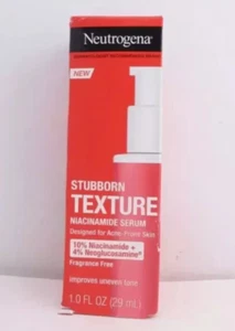 Neutrogena Stubborn Texture NIACINAMIDE NEOGLUCOSAMINE SERUM 1OZ - Picture 1 of 6