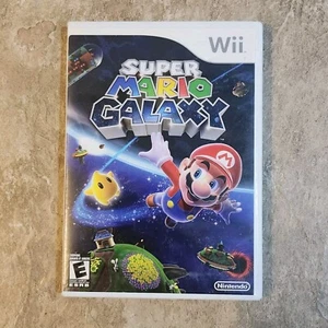 Super Mario Galaxy (Nintendo Wii, 2007) CIB Complete Game w/ Manual Tested - Picture 1 of 7
