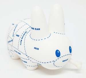 Kidrobot CHOICE CUTS LABBIT Frank Kozik 2.5" Mini Vinyl Figure 2014 Not on Card