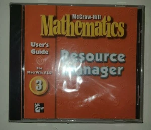 McGraw-Hill Mathematics: Resource Manager-3 User's Guide CD-Rom NEW - Picture 1 of 1