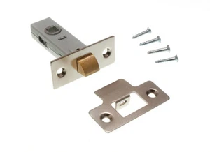 20 X Loquet Mortaise Tubulaire à Ressort Porte Catches 63mm Np Nickel Plaqué - Picture 1 of 1