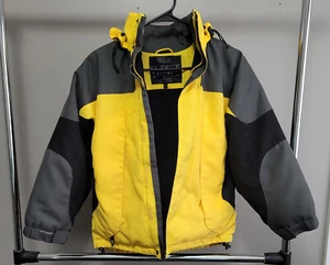 Maxam Mountain Fleece Lined Feather Down Yellow Coat (Child size 12) NICE! - Picture 1 of 12