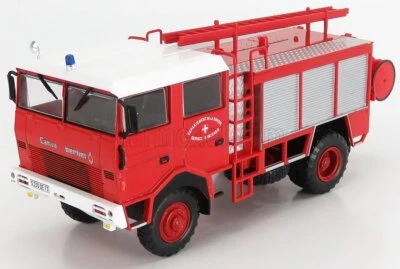 MODELLINO CAMION STATICO BERLIET GBD TUNKER TRUCK FRANCE 1979 ROSSO BIANCO 1/43 - Immagine 1 di 3