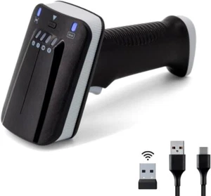 UHF RFID Reader 2.4G Bluetooth 1D/2D Handheld Barcode Scanner for Jewelry Store - Picture 1 of 6