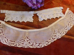 XIX lot2cols Vecchia Serie per Bambola Porcellana O Altre Couture Vintage - Picture 1 of 5