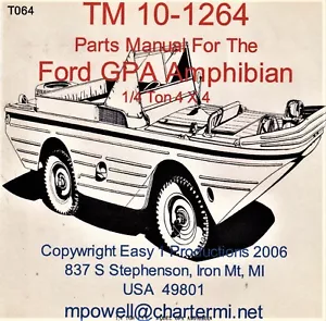 T064 TM 10-1263 und 1264 Ford GPA Amphibian - Bild 1 von 11