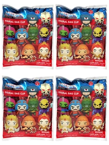 Masters of the Universe Series 2 Figural Bag Clip Sealed Bundle Of 4 Blind Bags - Picture 1 of 5