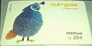 *1552/2020 NEUE KARTE NACHLADEN PROTOTYP NO OCR FASTWEB FASTCARD EULE - Bild 1 von 2