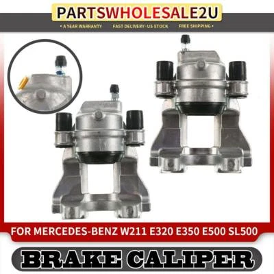 2x Brake Caliper for Mercedes Benz W211 Base E320 E350 E500 SL500 Rear L & R - Image 1 of 4