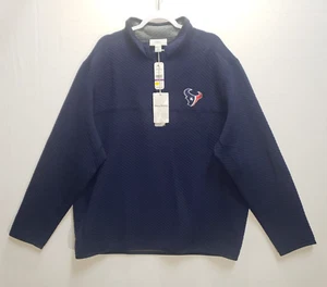 Tommy Bahama Houston Texans Sweatshirt 1/4 Druckknopf Wendepullover 2XL 165 $ NEU - Bild 1 von 9