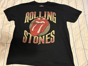2023 Rolling Stones "Distressed Tongue Logo" Band T-Shirt - Men's XL -Rock Music - Bild 1 von 3