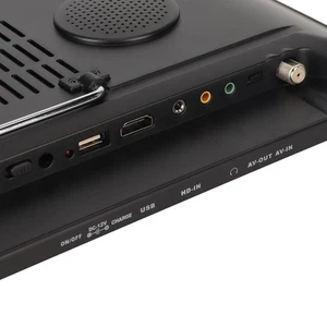16in Portable LED TV 1080P ATSC High Sensitivity Widescreen USB Digital Tune NEW - Afbeelding 1 van 12
