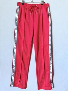Umbro Red Striped Logo Active Track Pant Bottom Zip Men’s Small - Foto 1 di 4