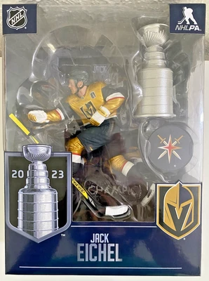 Figura McFarlane Jack Eichel NHL Stanley Cup Vegas Golden Knights 7" CAJA DAÑADA Foto 1 de 4