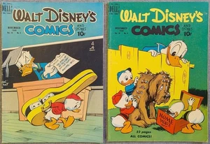 WALT DISNEY'S COMICS & Stories #110 & 111 DELL Nov Dec 1949 Carl Barks - Picture 1 of 11