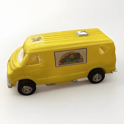Vintage Processed Plastics Tradesman 300 Dodge Van Yellow Gold - Image 1 of 4