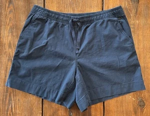 L L Bean Damenshorts Größe 14 Lieblingsform marineblau zum Überziehen elastischer Bund Taschen - Bild 1 von 9