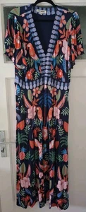 Süßes Maxikleid v. BODEN; Papageien, Gr. UK 18R,.. (D 42) - Bild 1 von 4