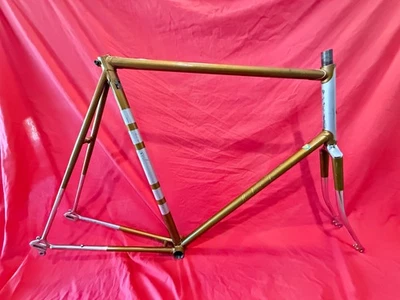 Horquilla de cuadro de carretera Raleigh Professional 1971 64 cm GRANDE Reynolds 531 cromada vintage Foto 1 de 4