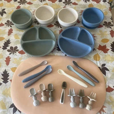 WEE SPROUTS/LALO/NUMNUM/PANDA OHR Silikon/Gummi Utensilien für Baby/Kind - 19 - Bild 1 von 4