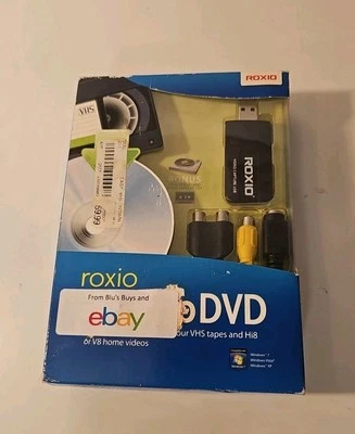ROXIO Easy VHS to DVD for Windows Vista/XP/Windows 7 from VHS, Hi8, Video 8 - Image 1 of 4